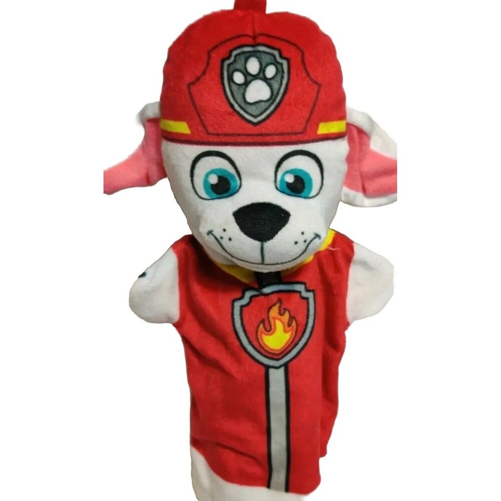 Paw Patrol Marshall Hand Puppet Plush Firefighter Dalmatian Puppy Melissa & Doug